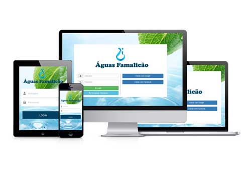 Aguas Famalicão - Aplicação Web Responsiva + Aplicação Android Desenvolvido para Ipca (Projeto Academico)