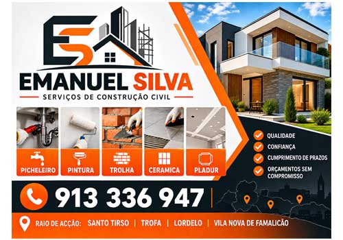 Lona Publicitária Emanuel Silva